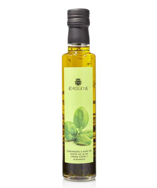 La Chinata Basil Flavoured EVOO Glass bottle 250 ml. - Oliva Oliva