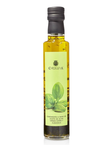 La Chinata Condimento de Albahaca Botella 250 ml. - Oliva Oliva