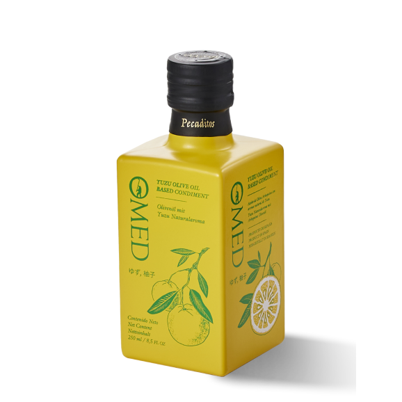 OMED Arbequina Yuzu Glass bottle 250 ml. - Oliva Oliva