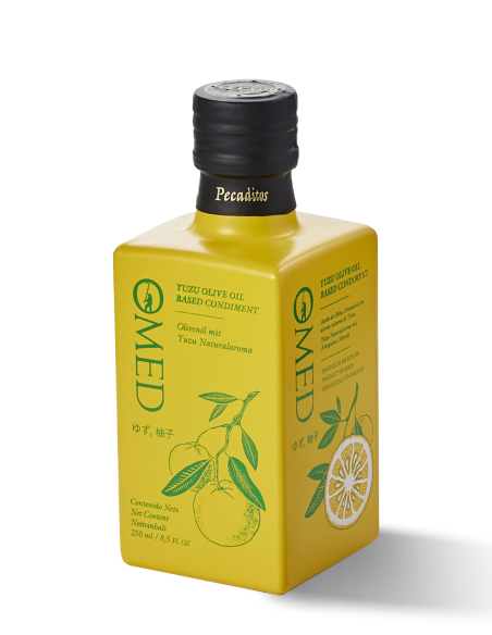 OMED Arbequina Yuzu Glass bottle 250 ml. - Oliva Oliva