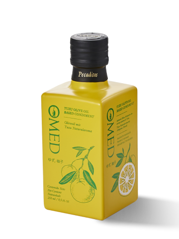 OMED Arbequina Yuzu Botella de vidrio 250 ml. - Oliva Oliva