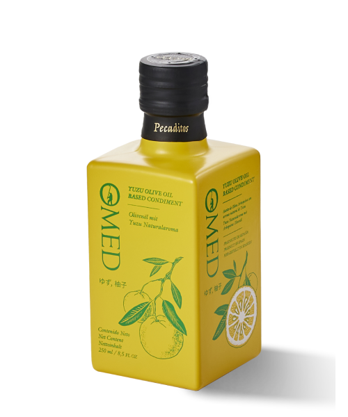 OMED Arbequina Yuzu Glass bottle 250 ml. - Oliva Oliva