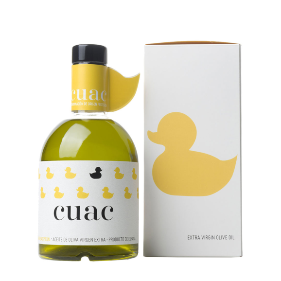 CUAC Picual Botella de vidrio 500 ml. - Oliva Oliva
