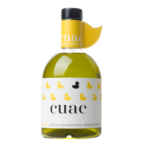 CUAC Picual Botella de vidrio 500 ml. - Oliva Oliva