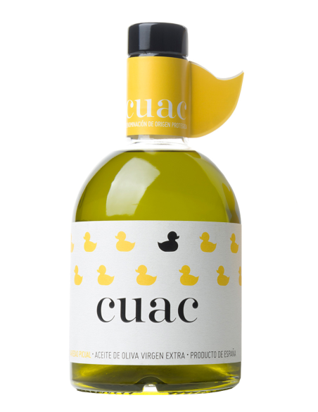 CUAC Picual Botella de vidrio 500 ml. - Oliva Oliva