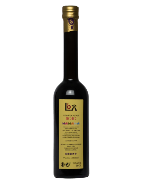 Supremo AOVERMÚ Red Glass bottle 500 ml. - Oliva Oliva
