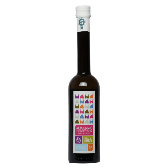 Supremo AOVERMÚ Weißer Glasflasche 500 ml. - Oliva Oliva