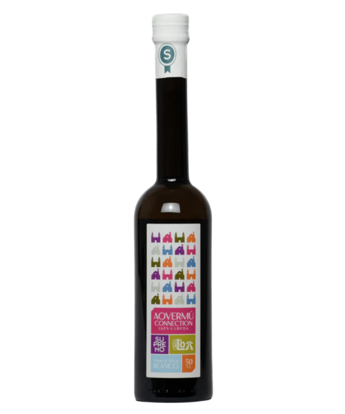 Supremo AOVERMÚ Blanc Bouteille en verre 500 ml. - Oliva Oliva