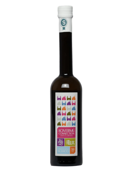 Supremo AOVERMÚ White Glass bottle 500 ml. - Oliva Oliva