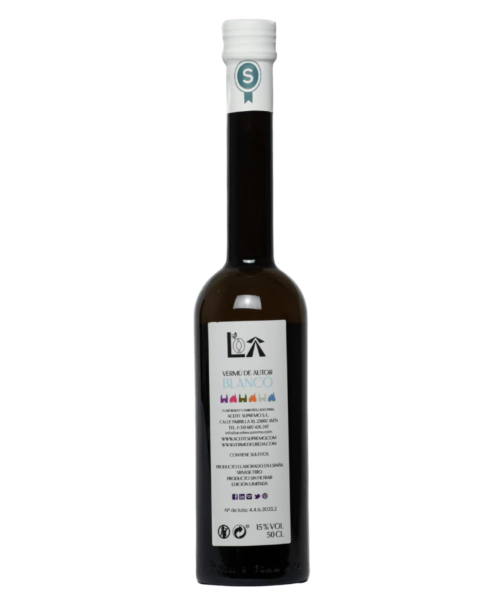Supremo AOVERMÚ Blanc Bouteille en verre 500 ml. - Oliva Oliva