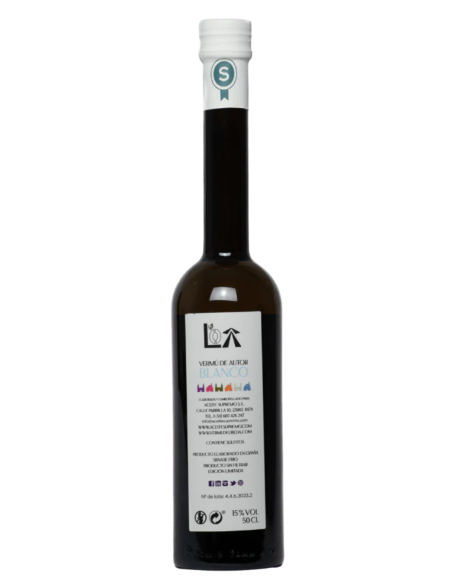 Supremo AOVERMÚ White Glass bottle 500 ml. - Oliva Oliva