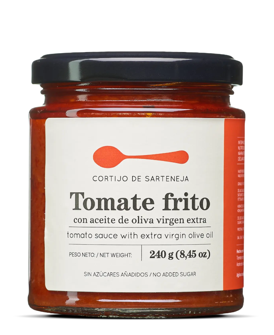 Cortijo de Sarteneja Salsa de tomate frito Tarro 240 gr. - Oliva Oliva