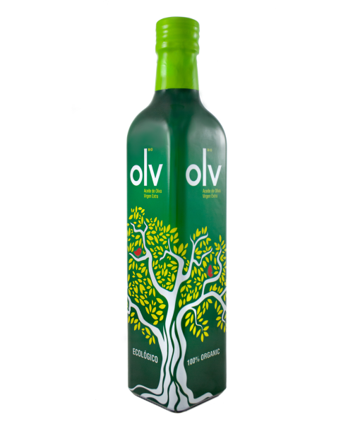OLV Ecológico Botella vidrio 500 ml. - Oliva Oliva