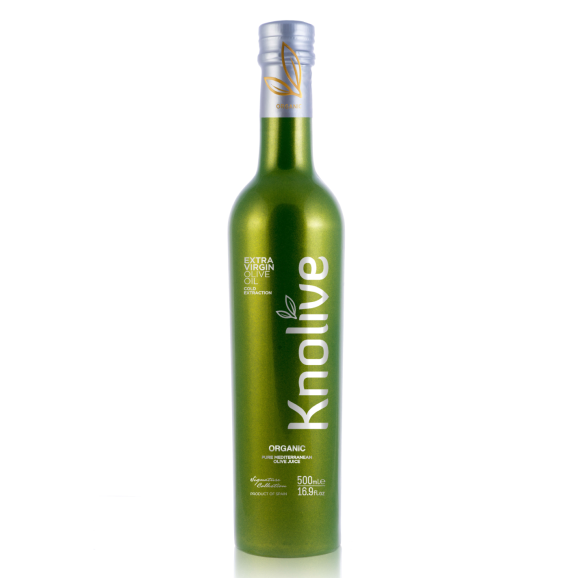 Knolive Organic Glass bottle 500 ml. - Oliva Oliva