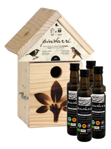 Pintarré Nest 35ø with 4 Glass bottles 250 ml. - Oliva Oliva