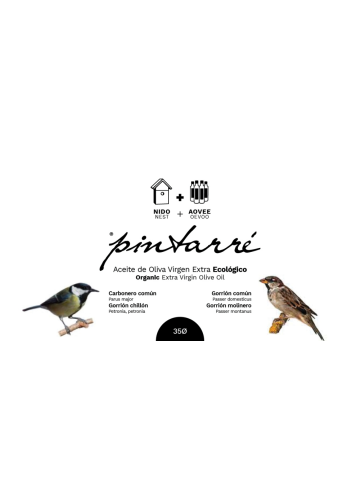 Pintarré Nest 35ø mit 4 Glasflaschen 250 ml. - Oliva Oliva 2