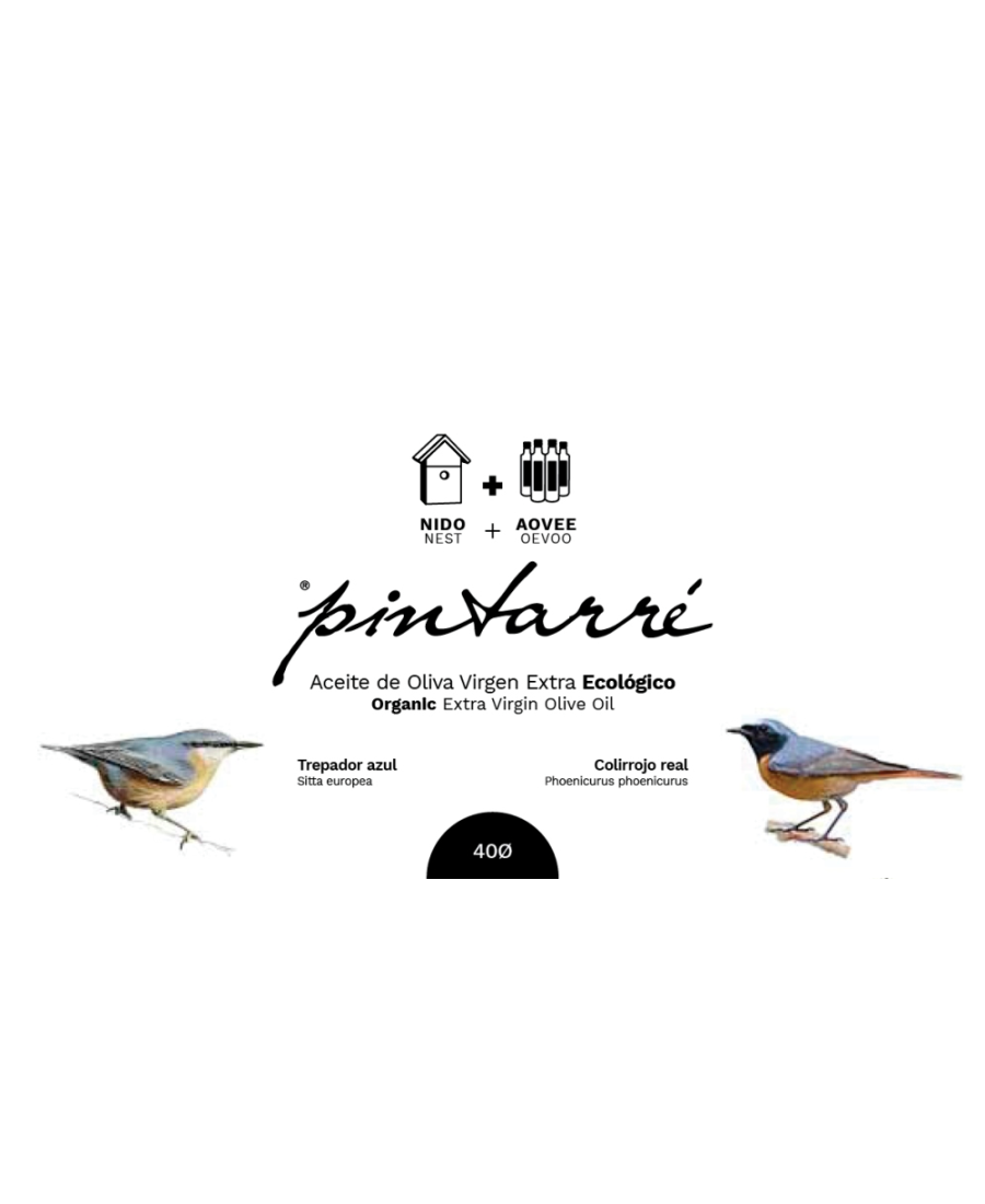 Pintarré Nid 40ø avec 4 Bouteilles en verre 250 ml. - Oliva Oliva