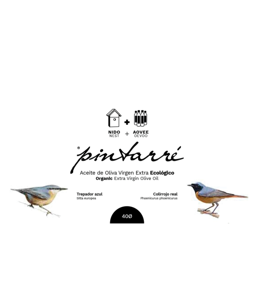 Pintarré Nid 40ø avec 4 Bouteilles en verre 250 ml. - Oliva Oliva