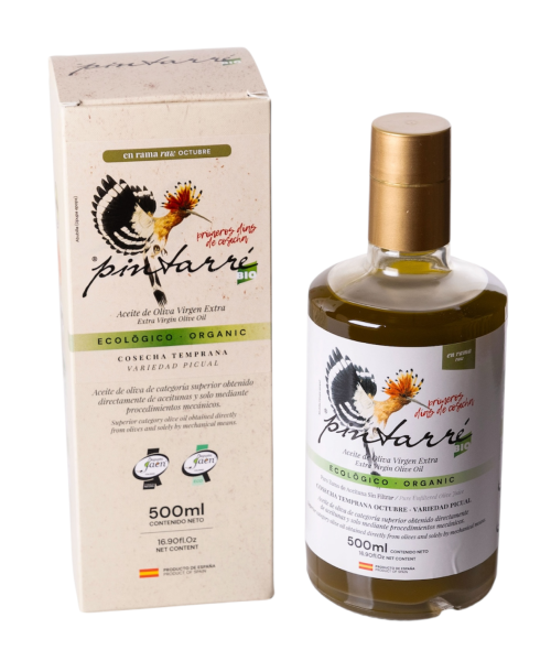 Pintarré Non filtrée BIO Récolte précoce Étui 500 ml. - Oliva Oliva