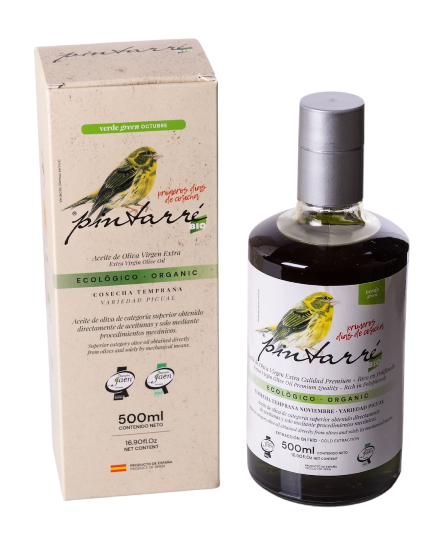 Pintarré Verde BIO Cosecha Temprana Estuche 500 ml. - Oliva Oliva