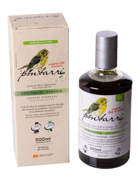 Pintarré Grün BIO Frühe Ernte Etui 500 ml. - Oliva Oliva