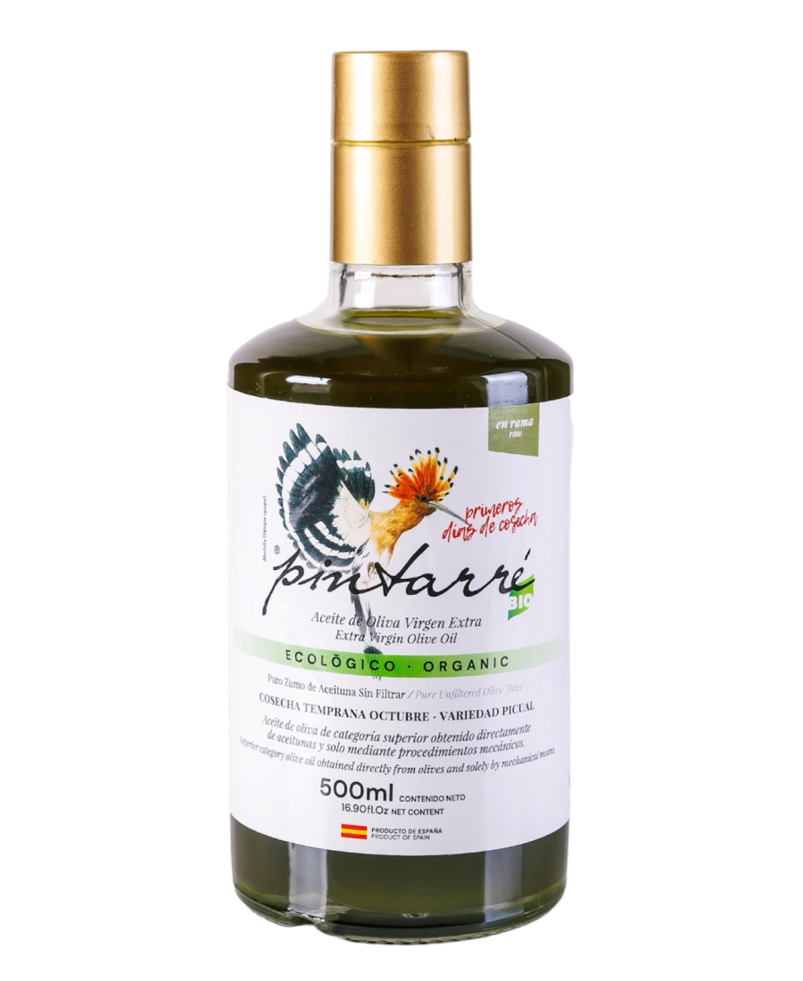 Pintarré Sin Filtrar BIO Cosecha Temprana 500 ml. - Oliva Oliva