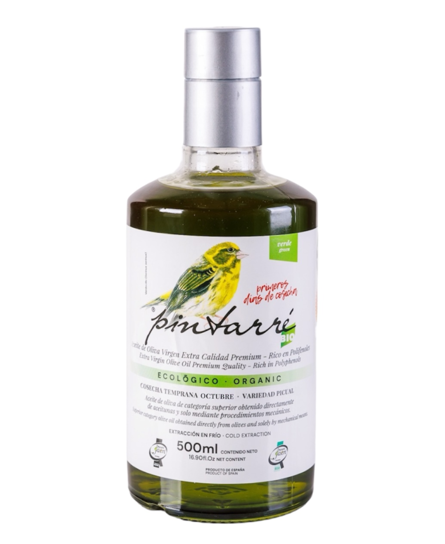 Pintarré Vert BIO Récolte précoce 500 ml. - Oliva Oliva