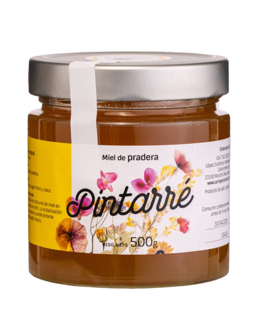 Pintarré Organic Meadow Honey 500 gr. - Oliva Oliva
