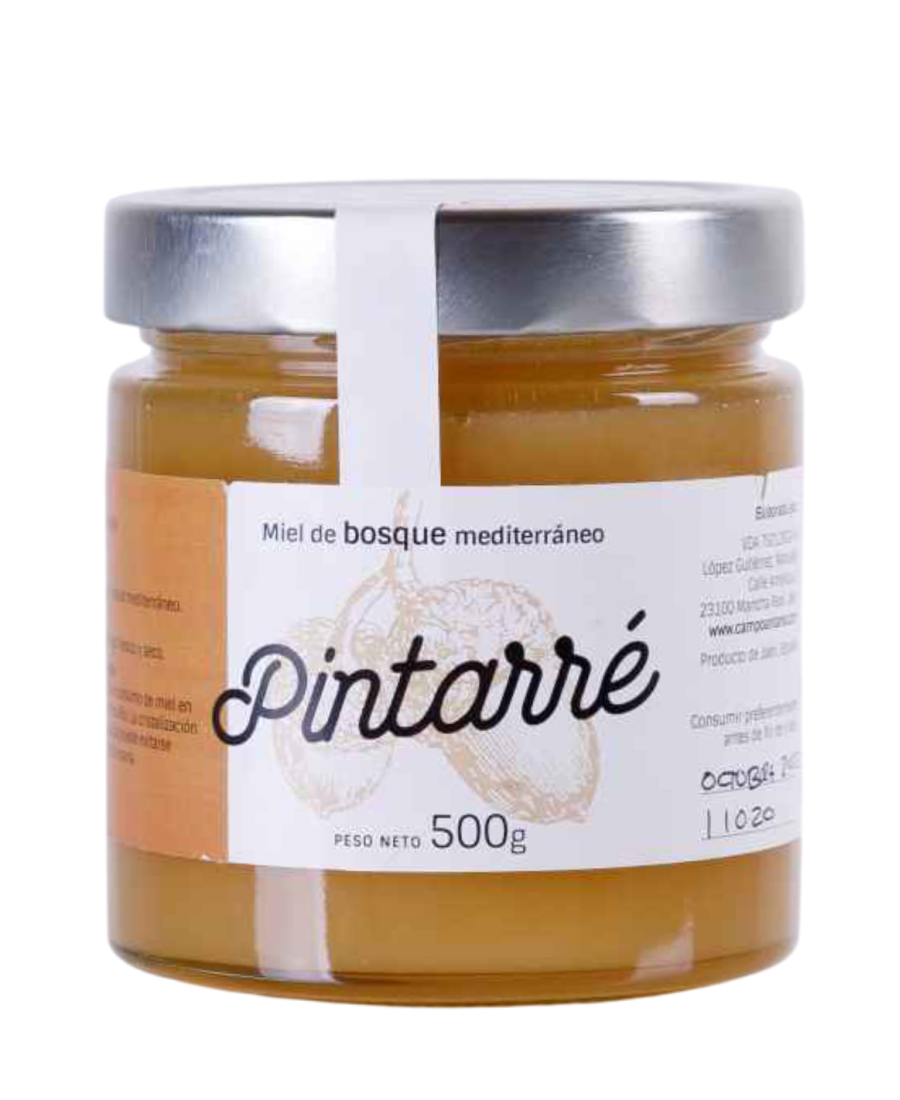Pintarré Mediterranean Forest Organic Honey 500 gr. - Oliva Oliva