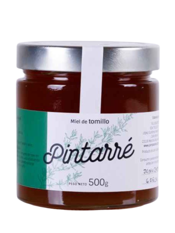 Pintarré Organic Thyme Honey 500 gr. - Oliva Oliva