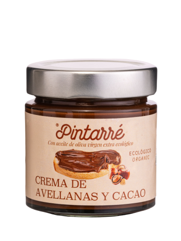 Pintarré Crème de cacao et de noisettes à l'HOVE 220 gr. - Oliva Oliva