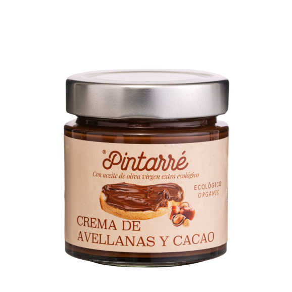 Pintarré Crème de cacao et de noisettes à l'HOVE 220 gr. - Oliva Oliva