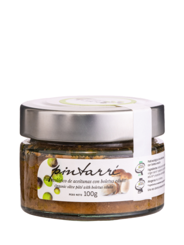 Pintarré Pâté BIO d'olives au boletus edulis 100 gr. - Oliva Oliva