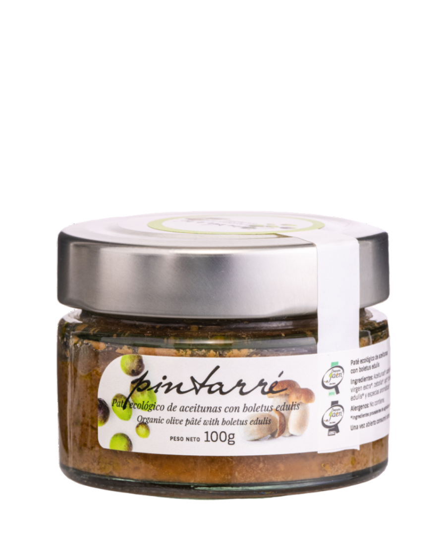 Pintarré Pâté BIO d'olives au boletus edulis 100 gr. - Oliva Oliva