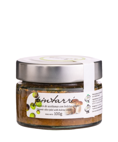 Pintarré Pâté BIO d'olives au boletus edulis 100 gr. - Oliva Oliva