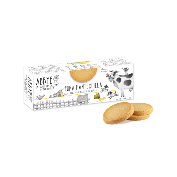 Abbye Biscuits Sablés au pur beurre 140 gr. - Oliva Oliva