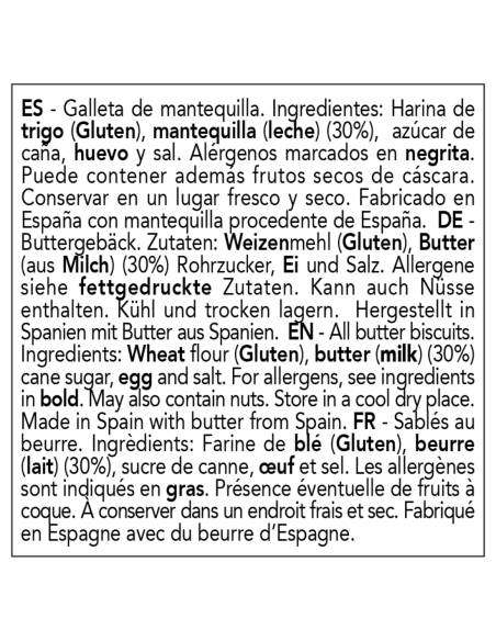 Abbye Biscuits Sablés au pur beurre 140 gr. - Oliva Oliva