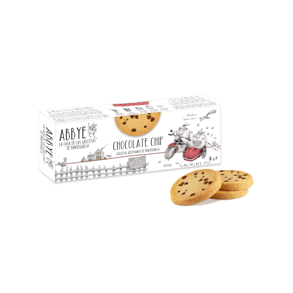 Abbye Biscuits Sablés au beurre aux chocolat 140 gr. - Oliva Oliva