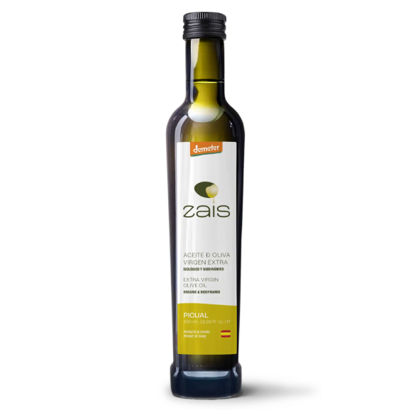 Zais Biodynamisch Picual Glasflasche 500 ml. - Oliva Oliva