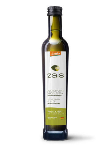 Zais Biodynamique Arbequina Bouteille en verre 500 ml. - Oliva Oliva