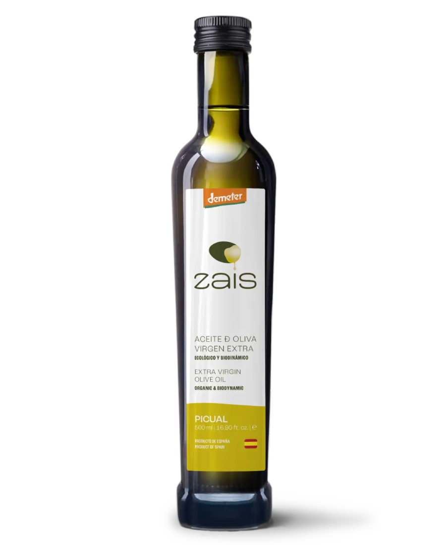 Zais Biodynamique Picual Bouteille en verre 500 ml. - Oliva Oliva