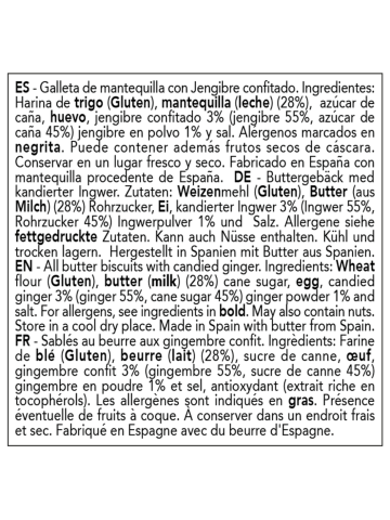 Abbye Biscuits Buttergebäck mit Kandierter Ingwer - Oliva Oliva 2