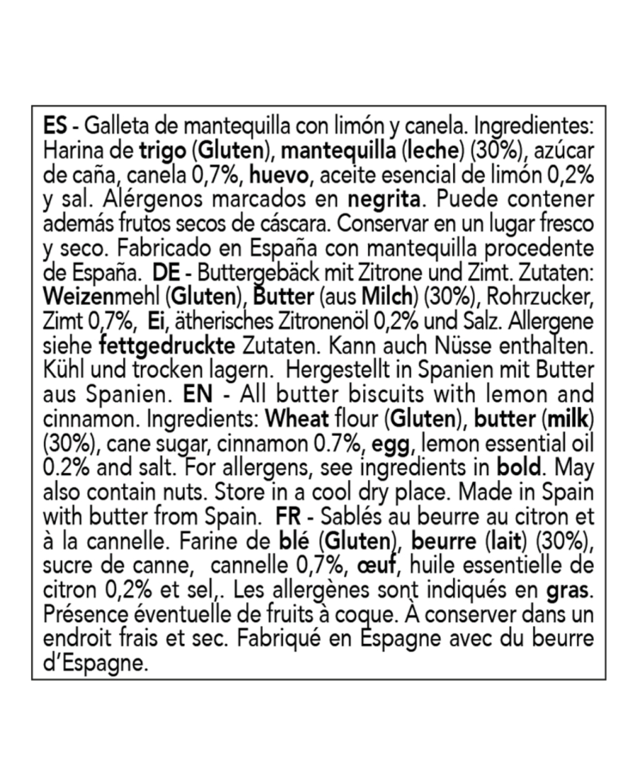 Abbye Biscuits Galletas Mantequilla con Limón y Canela - Oliva Oliva