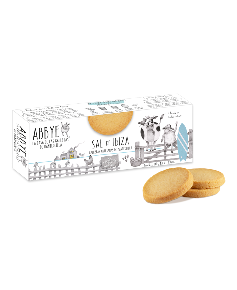 Abbye Biscuits Galletas de Mantequilla con Sal de Ibiza - Oliva Oliva