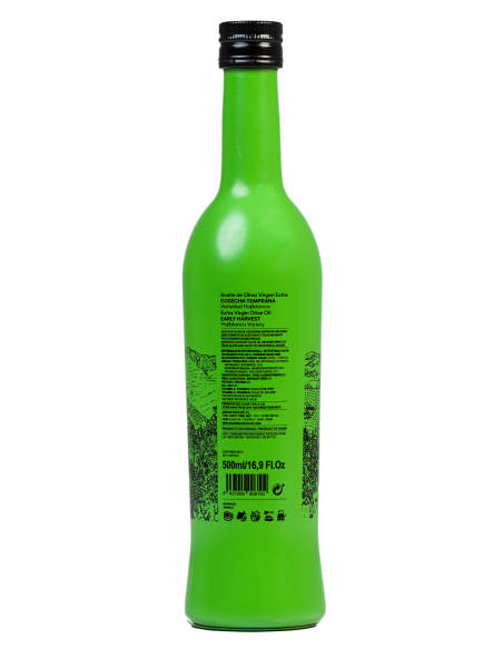 Sierra Oliva Hojiblanca Botella de vidrio 500 ml. - Oliva Oliva
