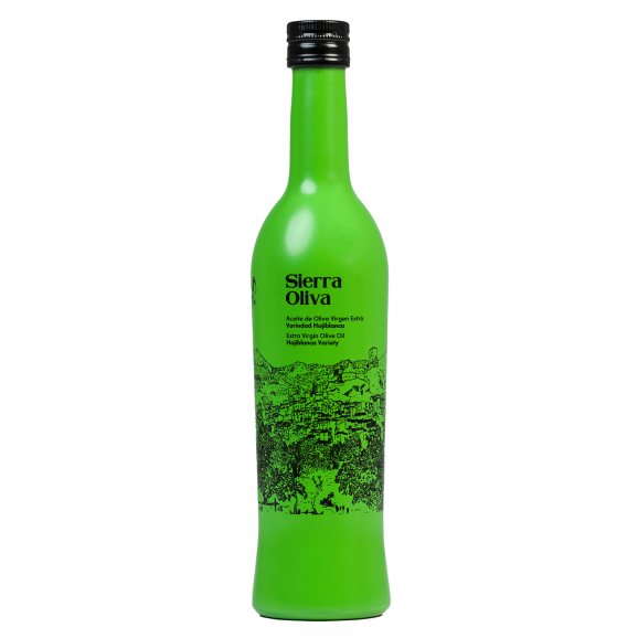 Sierra Oliva Hojiblanca Glass bottle 500 ml. - Oliva Oliva