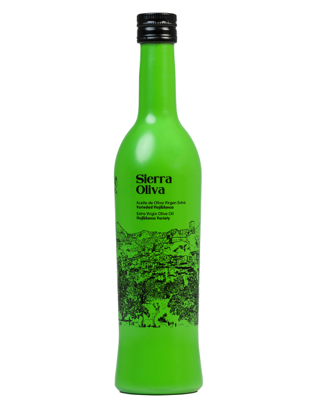 Sierra Oliva Hojiblanca Glass bottle 500 ml. - Oliva Oliva