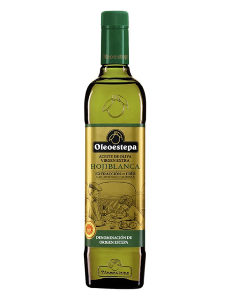 Oleoestepa Hojiblanca Glass bottle 750 ml. - Oliva Oliva
