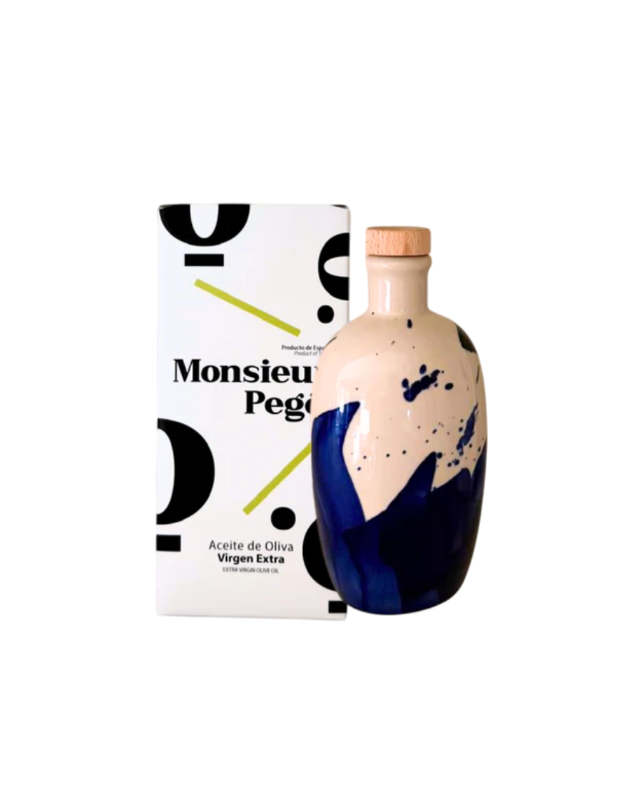 Monsieur Pegó Hojiblanca Botella de cerámica 250 ml. - Oliva Oliva