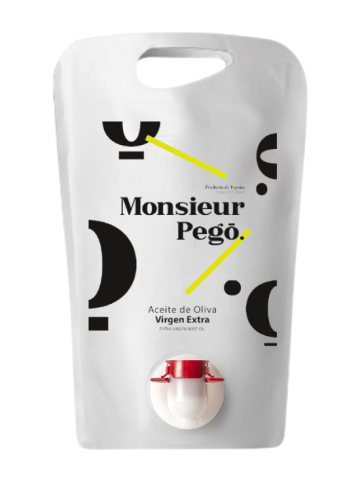 Monsieur Pegó Hojiblanca Récipient refill 3L - Oliva Oliva